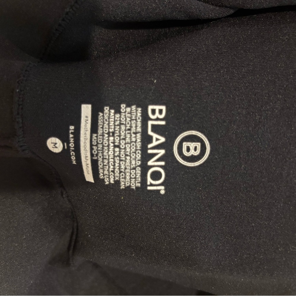Blanqi Black Maternity Contour shirt